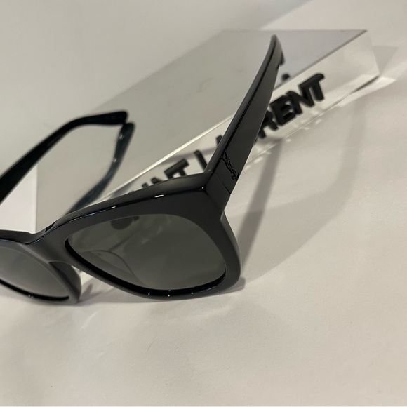 SAINT LAURENT SL M24/K-001 BLACK SUNGLASSES - Picture 3 of 9